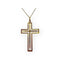 Pendentif croix ajourée en or jaune 750 58 Facettes 330100022