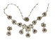 Parure ancienne - Collier et boucles d'oreilles en or, diamants et rubis 58 Facettes 3844