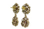 Parure ancienne - Collier et boucles d'oreilles en or, diamants et rubis 58 Facettes 3844