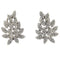Boucles d'oreilles feuille en or blanc et diamants 1 ct 58 Facettes G3992