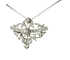 Belle Époque - Broche pendentif en or jaune, platine et diamants