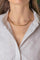 Collier maille anglaise en or jaune 58 Facettes 5448725CN