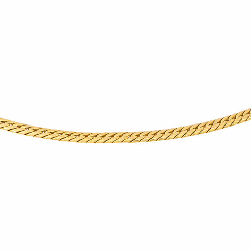 Collier maille anglaise en or jaune 58 Facettes 5448725CN