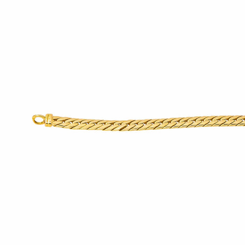 Collier maille anglaise en or jaune 58 Facettes 5448725CN