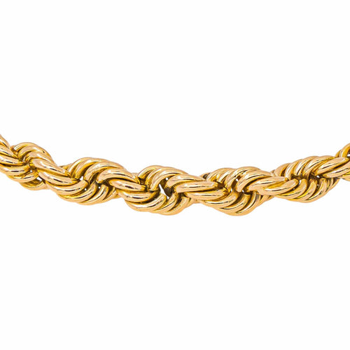 Collier maille corde en or rose 58 Facettes 5462534CN