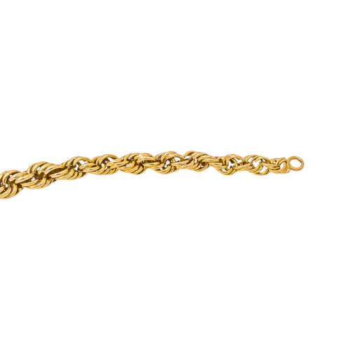 Collier maille corde en or rose 58 Facettes 5462534CN