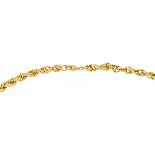 Collier maille corde en or rose 58 Facettes 5462534CN