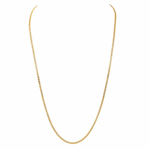 Collier maille gourmette en or jaune 58 Facettes 5503133CN