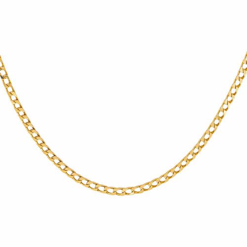 Collier maille gourmette en or jaune 58 Facettes 5503133CN