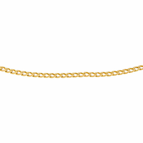 Collier maille gourmette en or jaune 58 Facettes 5503133CN