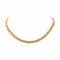 Collier géométrique en or jaune et or blanc 58 Facettes 5568995CN