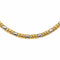 Collier géométrique en or jaune et or blanc 58 Facettes 5568995CN