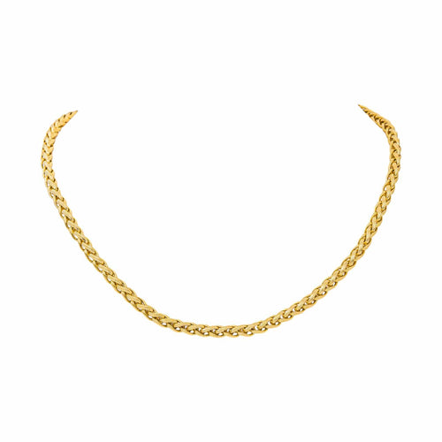 Collier maille tressée en or jaune 58 Facettes 5712976CN