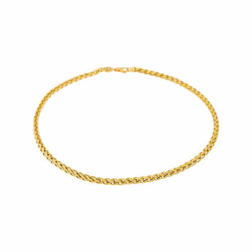 Collier maille tressée en or jaune 58 Facettes 5712976CN