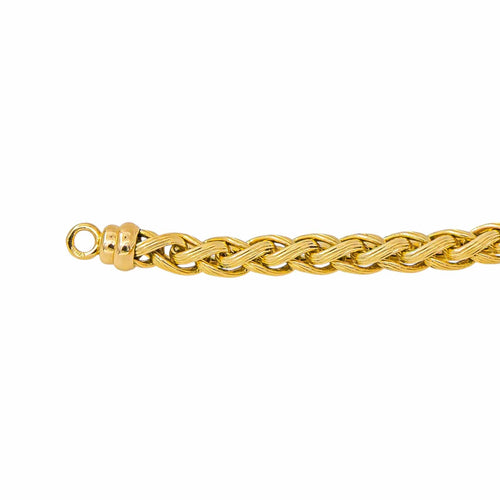 Collier maille tressée en or jaune 58 Facettes 5712976CN