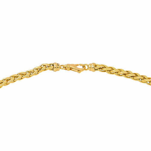 Collier maille tressée en or jaune 58 Facettes 5712976CN