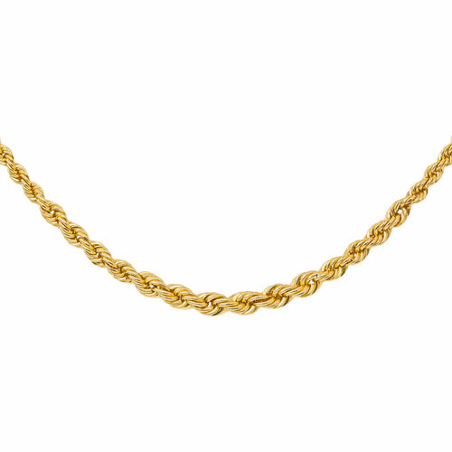 Collier maille corde en or jaune 58 Facettes 5713248CN