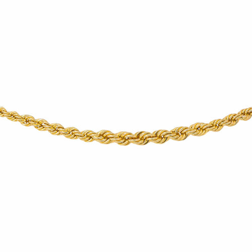 Collier maille corde en or jaune 58 Facettes 5713248CN