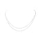 Collier en or blanc 58 Facettes 5713888CN