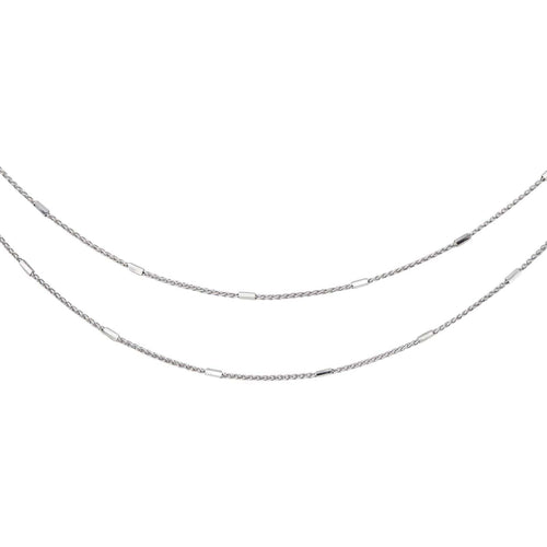Collier en or blanc 58 Facettes 5713888CN