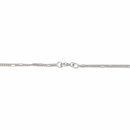 Collier en or blanc 58 Facettes 5713888CN