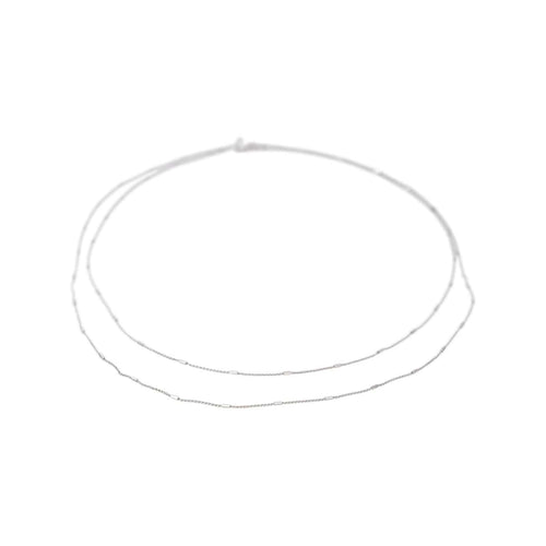 Collier en or blanc 58 Facettes 5713888CN