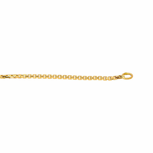Collier maille forçat en or jaune 58 Facettes 5736187CN