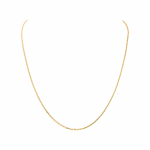 Collier maille forçat en or jaune 58 Facettes 5743525CN