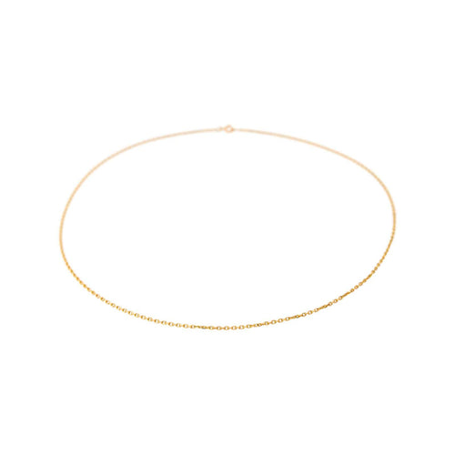 Collier maille forçat en or jaune 58 Facettes 5743525CN