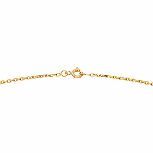 Collier maille forçat en or jaune 58 Facettes 5743525CN