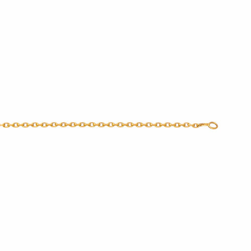 Collier maille forçat en or jaune 58 Facettes 5743525CN