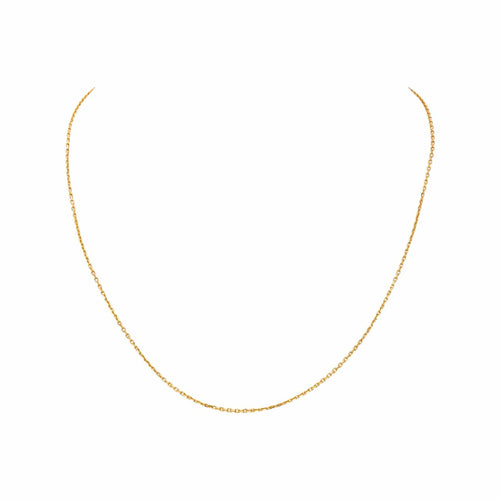 Collier maille forçat en or jaune 58 Facettes 5749722CN