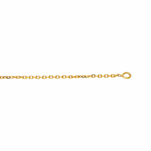 Collier maille forçat en or jaune 58 Facettes 5749722CN
