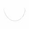 Collier maille gourmette en or blanc 58 Facettes 5751910CN