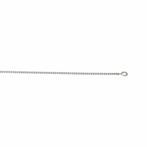 Collier maille gourmette en or blanc 58 Facettes 5751910CN