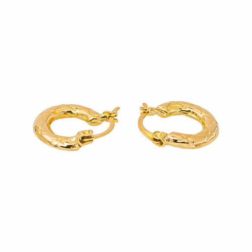 Boucles d'oreilles créoles en or jaune 18 carats 58 Facettes 5766021CN