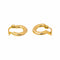 Boucles d'oreilles créoles en or jaune 18 carats 58 Facettes 5766021CN