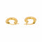 Boucles d'oreilles créoles en or jaune 18 carats 58 Facettes 5766021CN