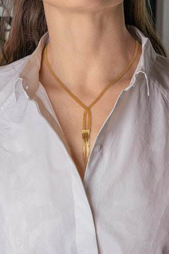Collier maille boule en or jaune 58 Facettes 5780632CN
