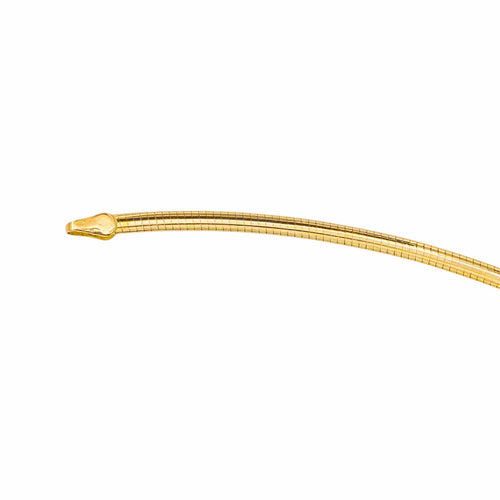 Collier maille oméga en or jaune 58 Facettes 5900649CN