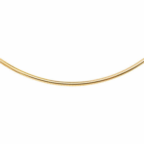 Collier maille oméga en or jaune 58 Facettes 5900649CN