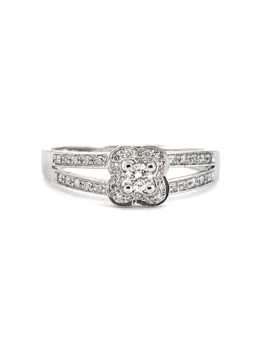Bague 53 Mauboussin Chance of Love N°1 - Bague en or blanc et diamants 58 Facettes 90628