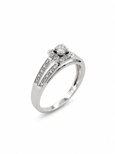 Bague 53 Mauboussin Chance of Love N°1 - Bague en or blanc et diamants 58 Facettes 90628