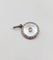 Pendentif cible Art déco en or 18K, platine, diamant et nacre 58 Facettes A07619