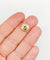 Pendentif fleur antique en or rose 18k, saphir et diamants 58 Facettes A07609