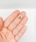Pendentif fleur antique en or rose 18k, saphir et diamants 58 Facettes A07609