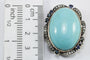63 Bague vintage en or, turquoise, saphirs et diamants 58 Facettes 4476