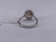 53 Bague statement en or blanc 18k et diamant orange 58 Facettes BA 520