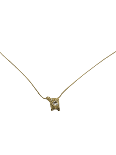 Pendentif style or sauvage en or jaune 750 et diamants 58 Facettes Pendentif-2