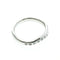 Bague 48 Tiffany & Co. Elsa Peretti - Alliance incurvée en platine et diamants 58 Facettes fkvnbckm8v